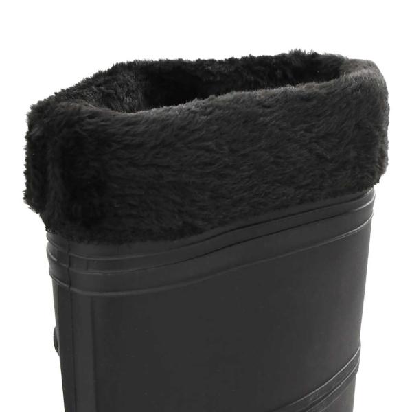 Gummistiefel mit Herausnehmbarem Innenfutter Schwarz Gr. 40 PVC