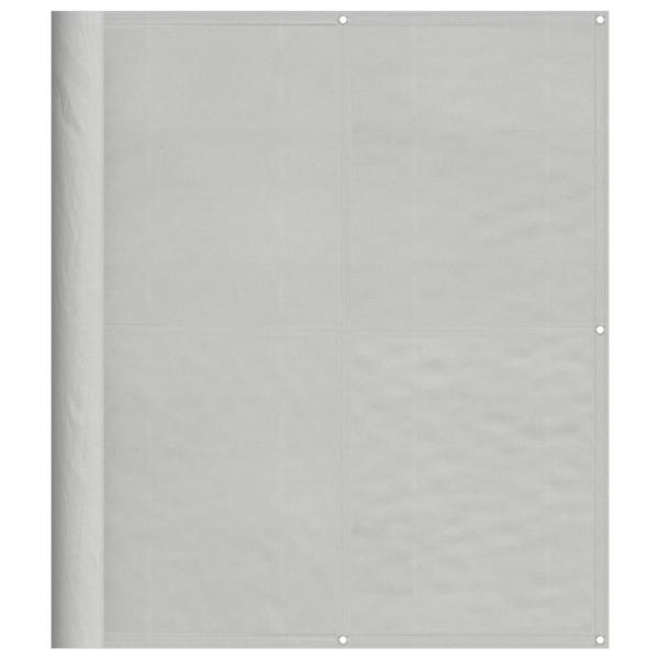 Balkon-Sichtschutz Hellgrau 120x300 cm 100 % Polyester-Oxford