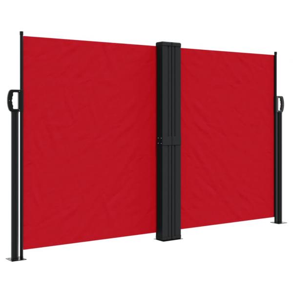 Seitenmarkise Ausziehbar Rot 140x600 cm