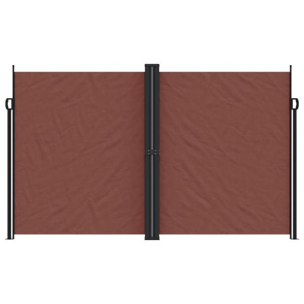 Seitenmarkise Ausziehbar Braun 200x600 cm