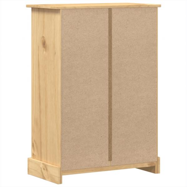 Kommode Corona 80x43x114 cm Massivholz Kiefer