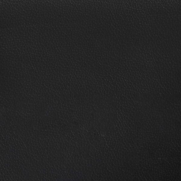 Bett mit Bettkasten Hydraulisch LED Schwarz Kunstleder 90x200cm 