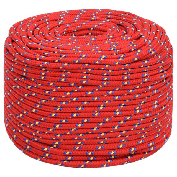 Bootsseil Rot 8 mm 50 m Polypropylen
