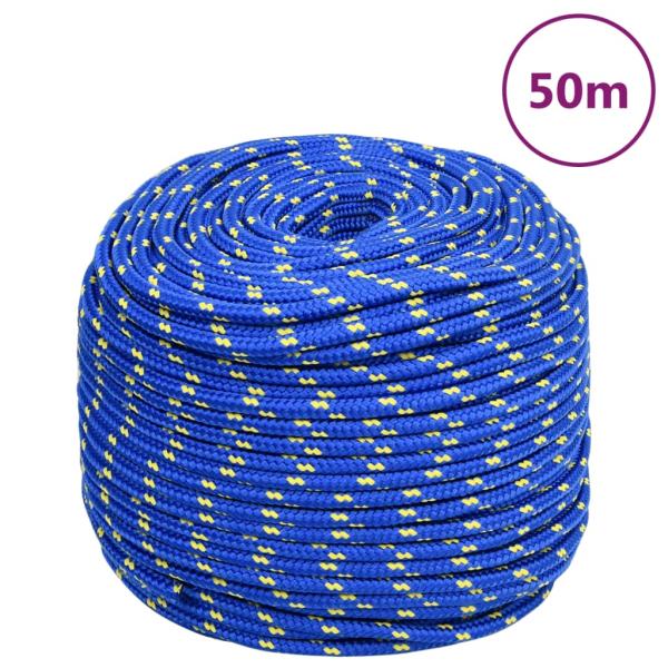 Bootsseil Blau 8 mm 50 m Polypropylen