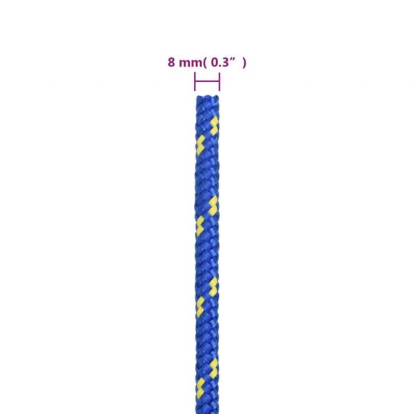 Bootsseil Blau 8 mm 25 m Polypropylen