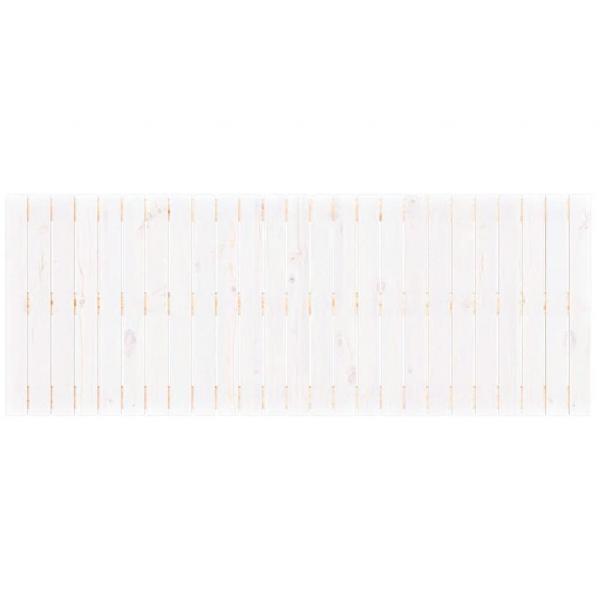 Wand-Kopfteil Weiß 159,5x3x60 cm Massivholz Kiefer