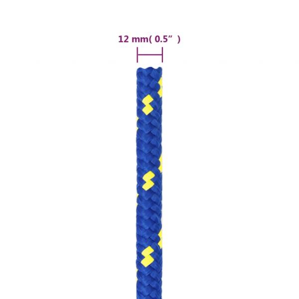 Bootsseil Blau 12 mm 25 m Polypropylen