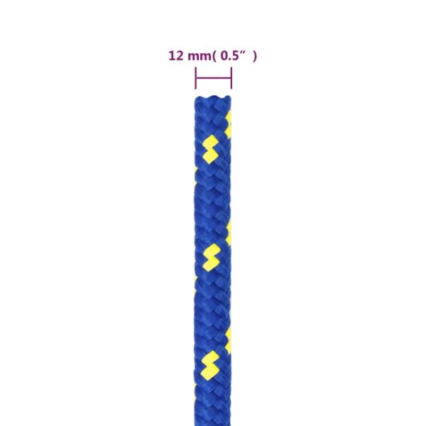 Bootsseil Blau 12 mm 100 m Polypropylen