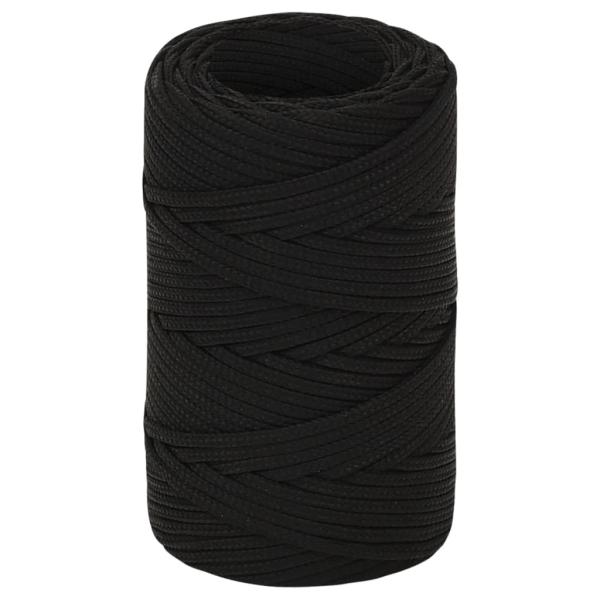 Arbeitsseil Schwarz 2 mm 250 m Polyester