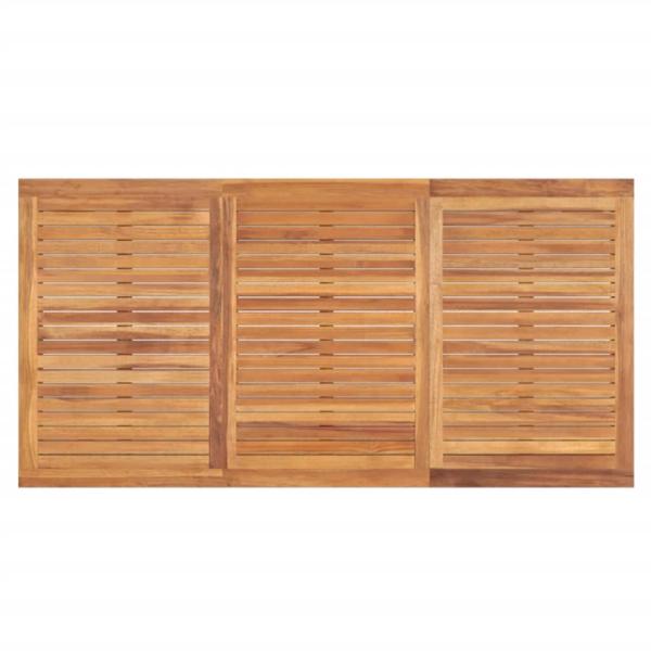 4-tlg. Garten-Essgruppe Massivholz Teak