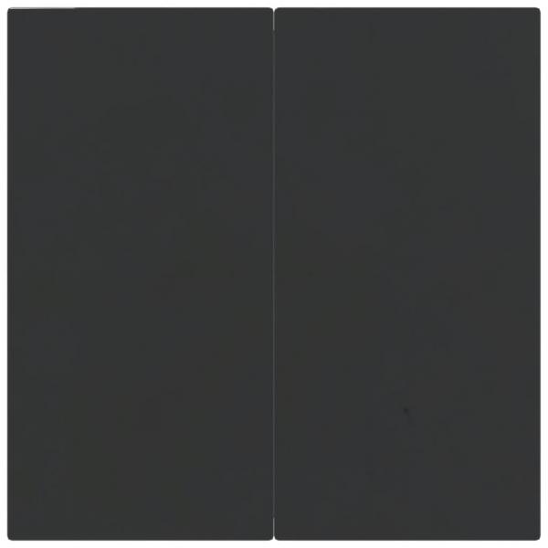 3-tlg. Garten-Essgruppe Schwarz Poly Rattan