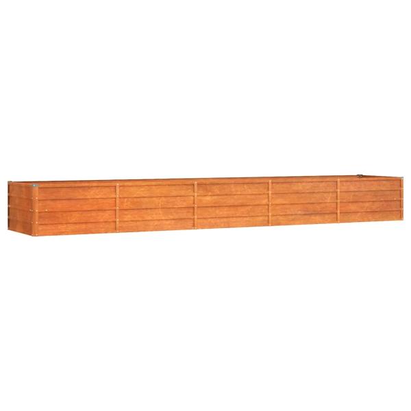 Hochbeet Rostig 400x80x45 cm Cortenstahl