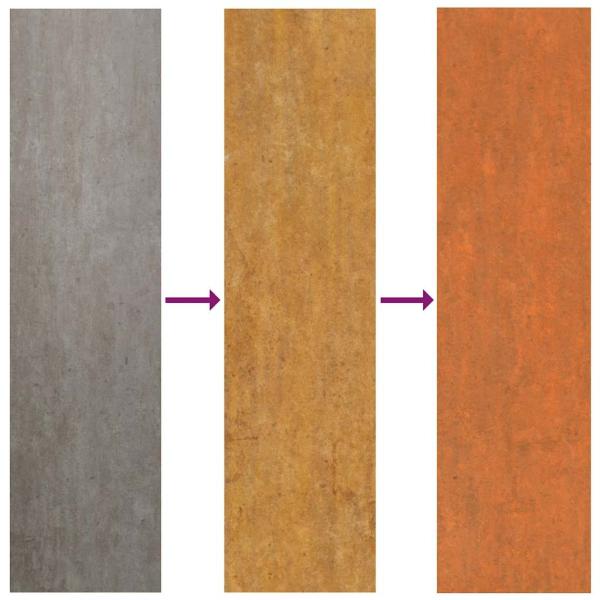 Hochbeet Rostig 400x80x45 cm Cortenstahl