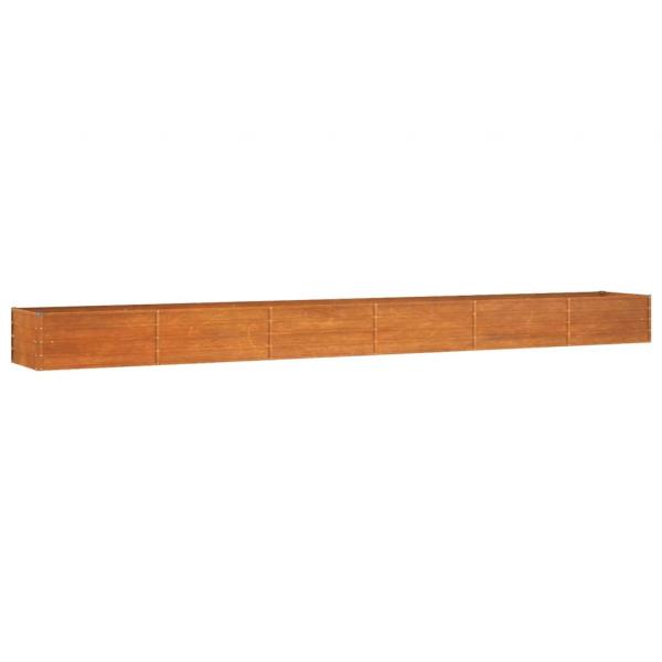 Hochbeet Rostig 600x80x45 cm Cortenstahl