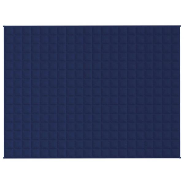 Gewichtsdecke Blau 150x200 cm 11 kg Stoff