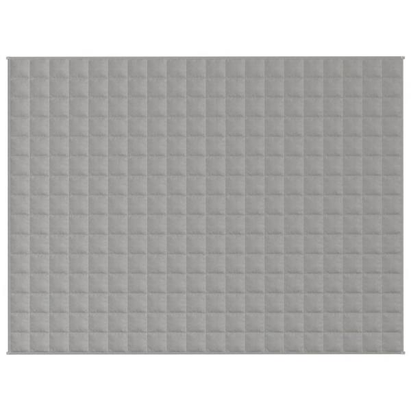 Gewichtsdecke Grau 150x200 cm 7 kg Stoff