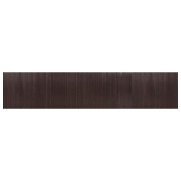 Paravent Dunkelbraun 165x800 cm Bambus