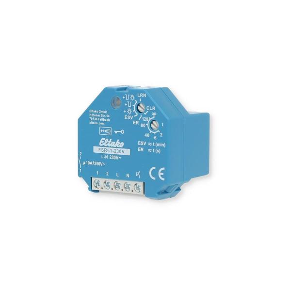 Eltako BPS-Ö Blister-Pack Schalten, Funktaster und Schaltaktor mit Stromstoßschalterfunktion, alpinweiß (30000021)