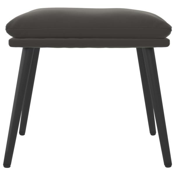 Fußhocker Dunkelgrau 45x29,5x35 cm Samt