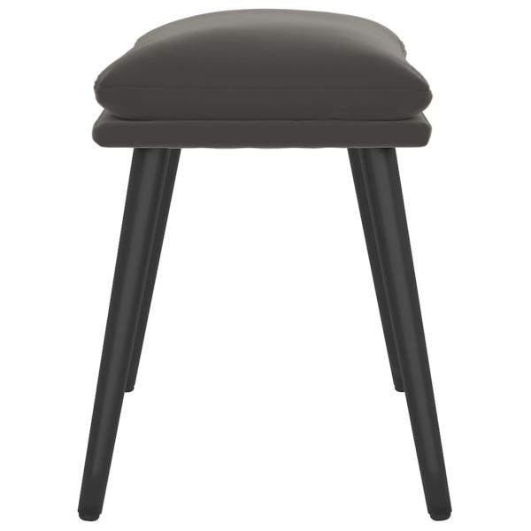 Fußhocker Dunkelgrau 45x29,5x35 cm Samt