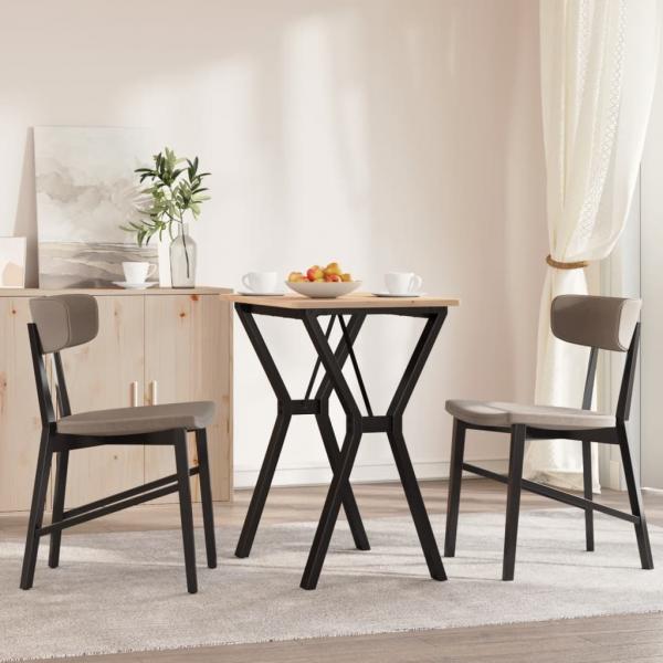 ARDEBO.de - Esstisch-Gestell in Y-Form 60x40x73 cm Gusseisen