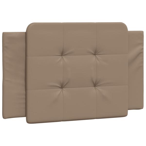 Bett mit Matratze Cappuccino-Braun 80x200 cm Kunstleder