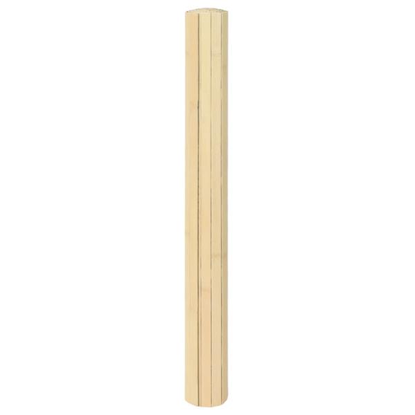 Teppich Rechteckig Hell Natur 70x400 cm Bambus