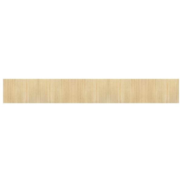 ARDEBO.de - Teppich Rechteckig Hell Natur 70x500 cm Bambus