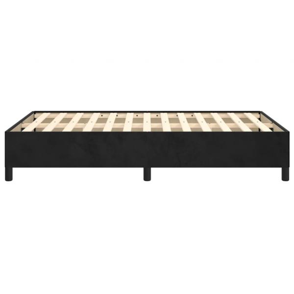 Bettgestell Schwarz 120x190 cm Samt