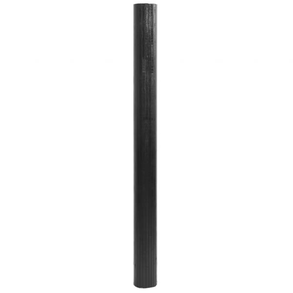 Teppich Rechteckig Grau 80x300 cm Bambus