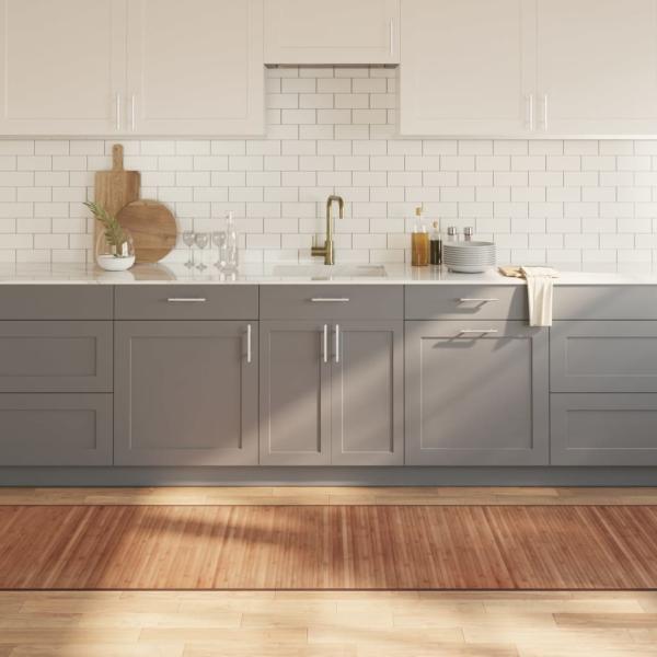 ARDEBO.de - Teppich Rechteckig Natur 80x300 cm Bambus