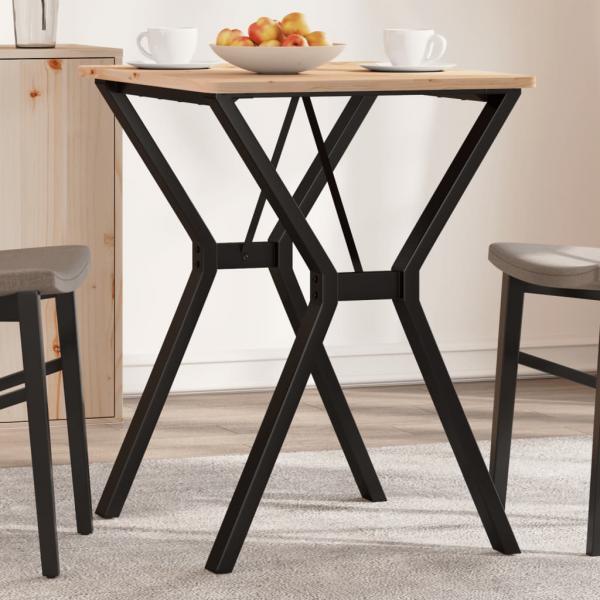 ARDEBO.de - Esstisch-Gestell in Y-Form 60x50x73 cm Gusseisen