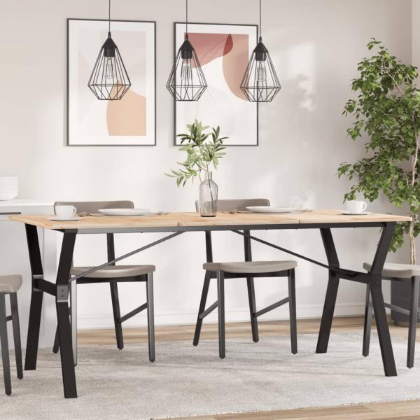 ARDEBO.de - Esstisch-Gestell in Y-Form 160x80x73 cm Gusseisen