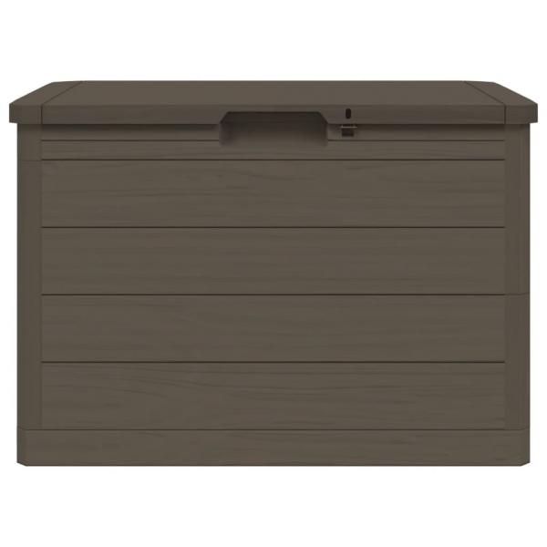 Outdoor-Kissenbox Braun 77,5x44,5x53 cm Polypropylen