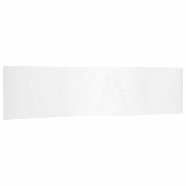 Paravent Weiß 165x800 cm Bambus