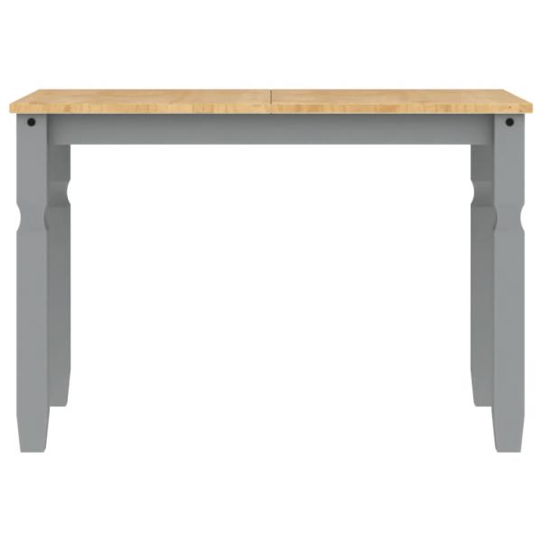 Esstisch Corona Grau 112x60x75 cm Massivholz Kiefer