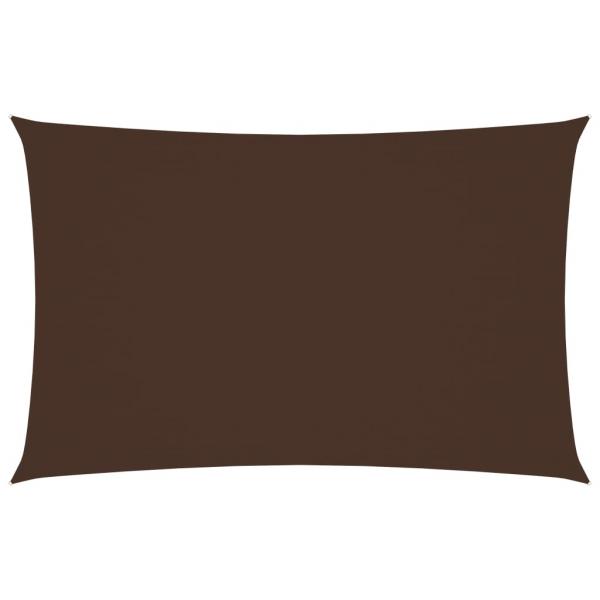Sonnensegel Oxford-Gewebe Rechteckig 4x7 m Braun