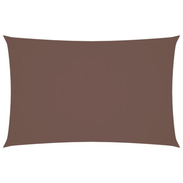 Sonnensegel Oxford-Gewebe Rechteckig 4x7 m Braun