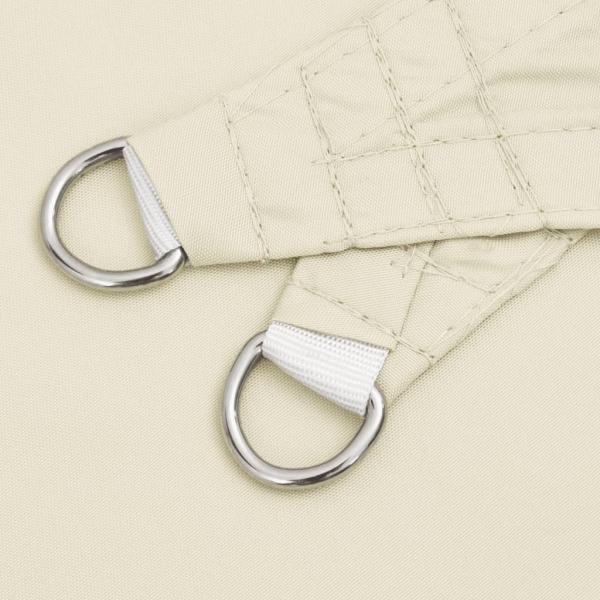 Sonnensegel Oxford-Gewebe Dreieckig 5x7x7 m Creme