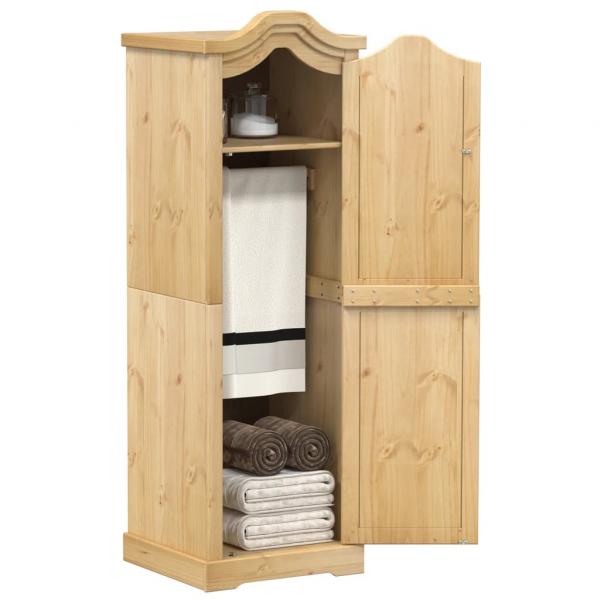 ARDEBO.de - Kleiderschrank Corona 55x52x170 cm Massivholz Kiefer