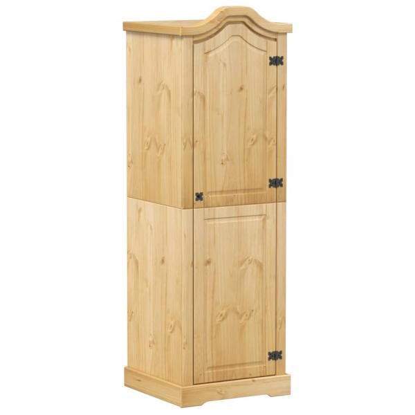Kleiderschrank Corona 55x52x170 cm Massivholz Kiefer