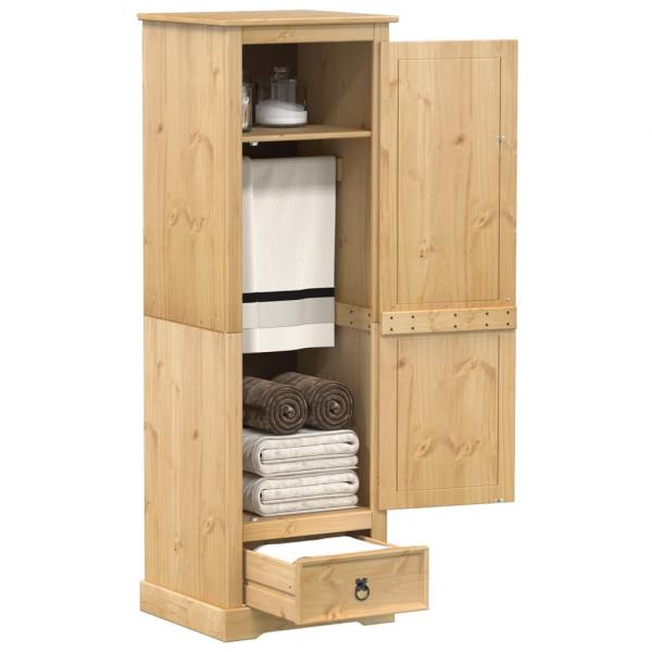 ARDEBO.de - Kleiderschrank Corona 55x50x170 cm Massivholz Kiefer