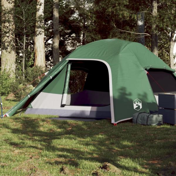 ARDEBO.de - Kuppel-Campingzelt 4 Personen Grün Wasserdicht