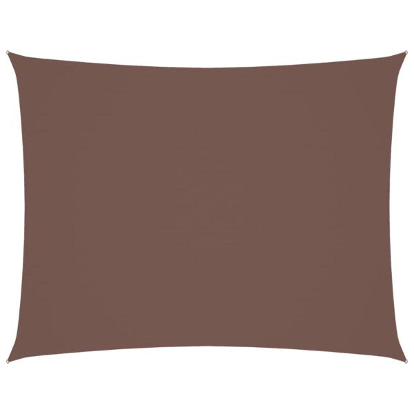 Sonnensegel Oxford-Gewebe Rechteckig 2x3 m Braun
