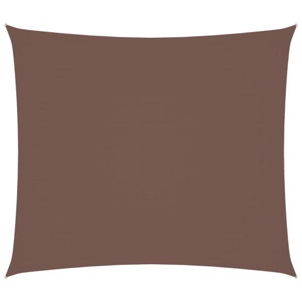 Sonnensegel Oxford-Gewebe Rechteckig 2x2,5 m Braun