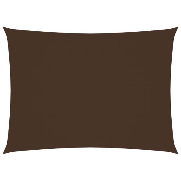 Sonnensegel Oxford-Gewebe Rechteckig 2x3,5 m Braun