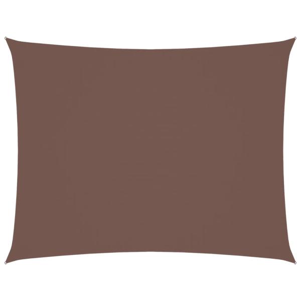 Sonnensegel Oxford-Gewebe Rechteckig 2x3,5 m Braun