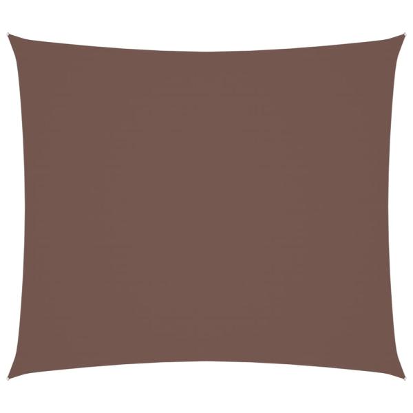 Sonnensegel Oxford-Gewebe Rechteckig 2,5x3 m Braun