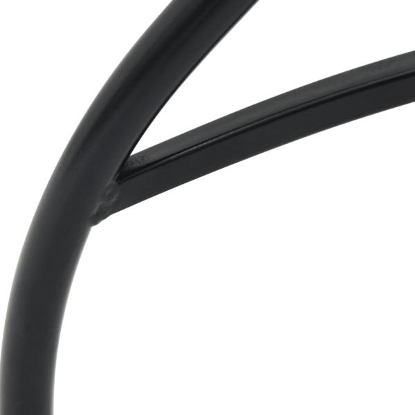 ARDEBO.de - Mosaik-Bistrotisch Terrakottarot und Weiß Ø50x70 cm Keramik