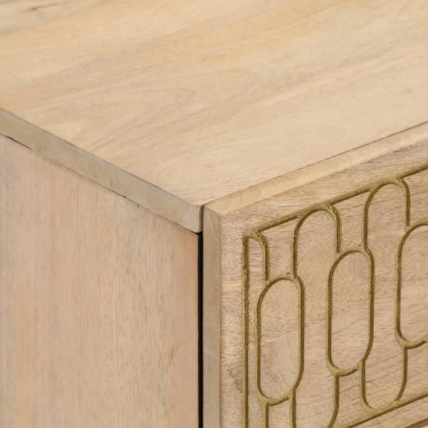 Nachttische 2 Stk. 40x33x46 cm Massivholz Mango